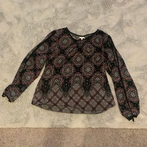 Maurice’s flowy cold shoulder top